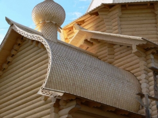 В Казани началось строительство деревянной церкви