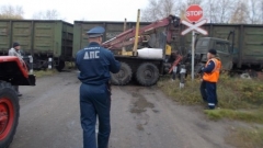 Новости Происшествия - В Набережных Челнах «КамАЗ» врезался в локомотив