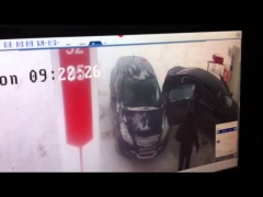 Новости  - На казанской АЗС автоледи сбил 22-летний водитель «Лексуса». Видео (18+)