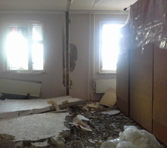 В Елабуге рабочий погиб на месте при обрушении межкомнатной перегородки