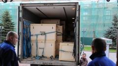 Новости Культура - 4 тонны экспонатов привезли в Казанский Кремль из Эрмитажа