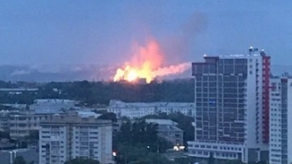 Ночью на Казанском пороховом заводе вспыхнул пожар