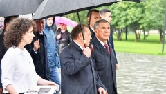 Новости Общество - Президент РТ открыл в Нижнекамске обновленную площадь им. Лемаева