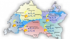 Сегодня по Татарстану ожидается малооблачность