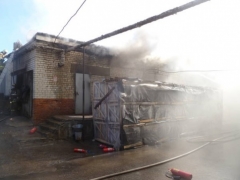 Новости  - В Казани сгорел промышленный цех