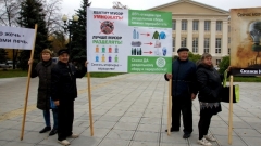 В Авиастроительном районе Казани прошел митинг против строительства мусоросжигательного  завода