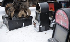 Новости  - В Татарстане отправили под пресс 160 игровых автоматов