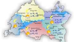 Сегодня по республике ожидается умеренный дождь