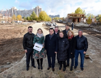 В Горкинском лесу делают пешеходный фонтан