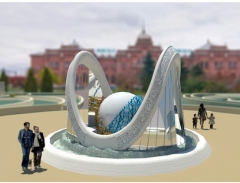 Новости  - На Привокзальной площади Казани установят фонтан