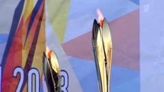 Новости  - В Казань доставили 6-тонную чашу огня Универсиады