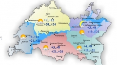 Новости Погода - В Татарстане сегодня воздух прогреется до 24 градусов тепла