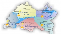 Сегодня по Татарстану ожидается небольшой дождь