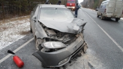 В Зеленодольском районе столкнулись 4 автомобиля